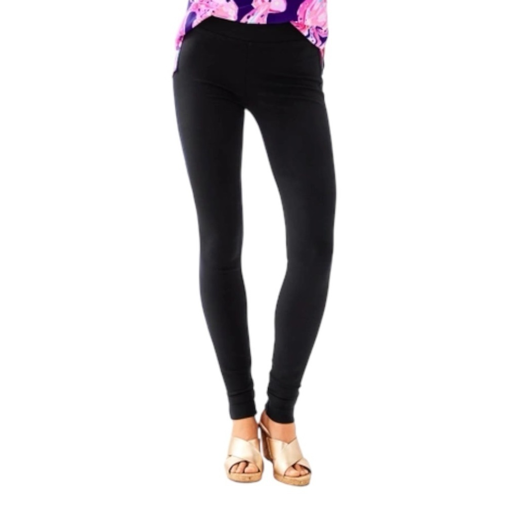 Lilly Pulitzer Jessa Ponte Pants NWT Black Size XS